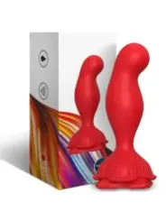 Armony - Vibratore Rosa E Telecomando Plug Anale Rosso - ARMONY ANAL - Plug e Catene Anali | erosidea.com