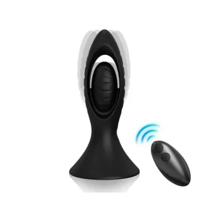 Armony - Vibratore E Plug Anale In Silicone Nero - ARMONY ANAL - Plug e Catene Anali | erosidea.com