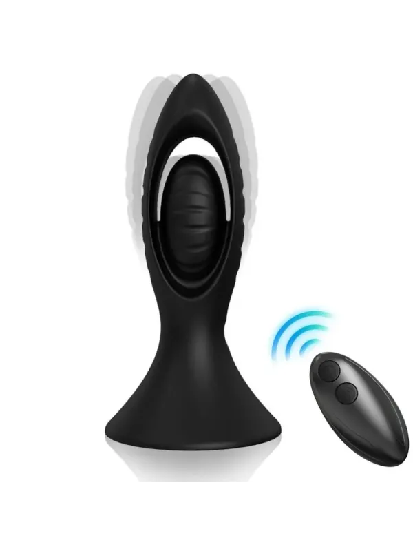 Armony - Vibratore E Plug Anale In Silicone Nero - ARMONY ANAL - Plug e Catene Anali | erosidea.com