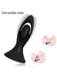 Armony - Vibratore E Plug Anale In Silicone Nero - ARMONY ANAL - Plug e Catene Anali | erosidea.com