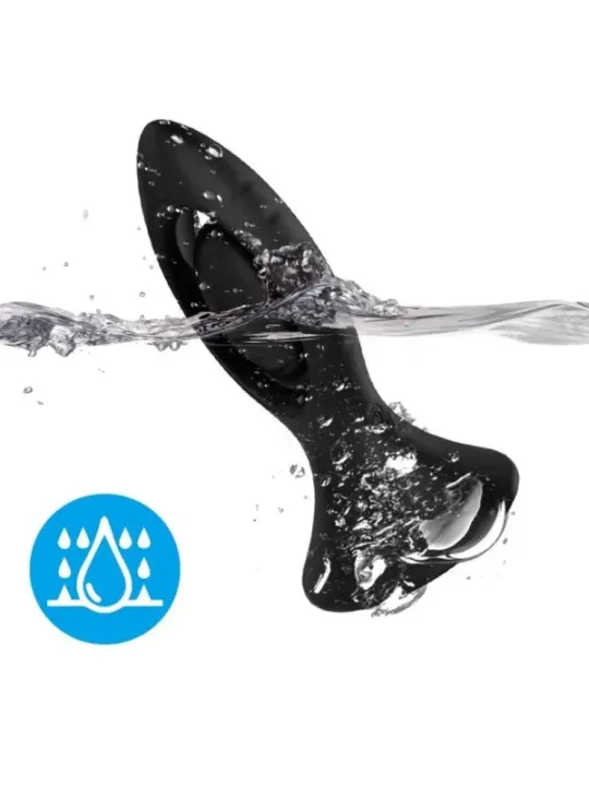 Armony - Vibratore E Plug Anale In Silicone Nero - ARMONY ANAL - Plug e Catene Anali | erosidea.com
