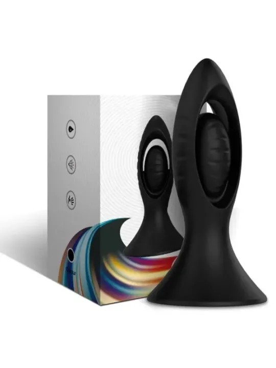 Armony - Vibratore E Plug Anale In Silicone Nero - ARMONY ANAL - Plug e Catene Anali | erosidea.com