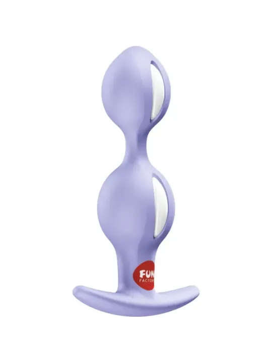 Fun Factory - B-Balls Duo Anal Plug Viola - FUN FACTORY - Plug e Catene Anali | erosidea.com