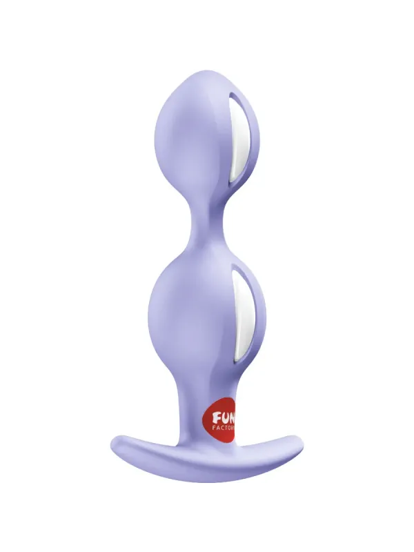 Fun Factory - B-Balls Duo Anal Plug Viola - FUN FACTORY - Plug e Catene Anali | erosidea.com