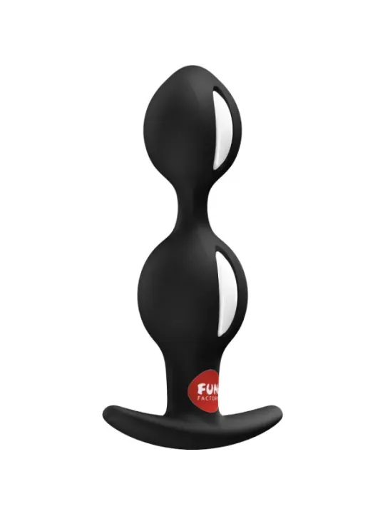 Fun Factory - B-Balls Duo Anal Plug Nero - FUN FACTORY - Plug e Catene Anali | erosidea.com