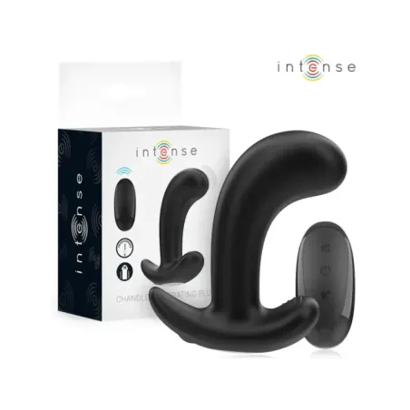 Intense - Chandler Anal Plug 10 Vibrazioni Nero Telecomando - INTENSE ANAL TOYS - Plug e Catene Anali | erosidea.com