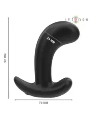 Intense - Chandler Anal Plug 10 Vibrazioni Nero Telecomando - INTENSE ANAL TOYS - Plug e Catene Anali | erosidea.com