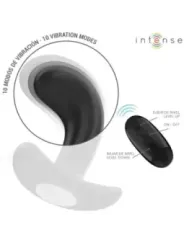 Intense - Chandler Anal Plug 10 Vibrazioni Nero Telecomando - INTENSE ANAL TOYS - Plug e Catene Anali | erosidea.com