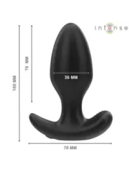 Intense - Joey Anal Plug 10 Vibrazioni Nero Telecomando - INTENSE ANAL TOYS - Plug e Catene Anali | erosidea.com