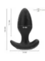 Intense - Joey Anal Plug 10 Vibrazioni Nero Telecomando - INTENSE ANAL TOYS - Plug e Catene Anali | erosidea.com