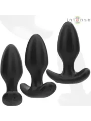 Intense - Joey Anal Plug 10 Vibrazioni Nero Telecomando - INTENSE ANAL TOYS - Plug e Catene Anali | erosidea.com