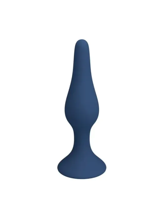 Mr Play - Plug Anale Conico In Silicone Blu Xl - MR PLAY - Plug e Catene Anali | erosidea.com