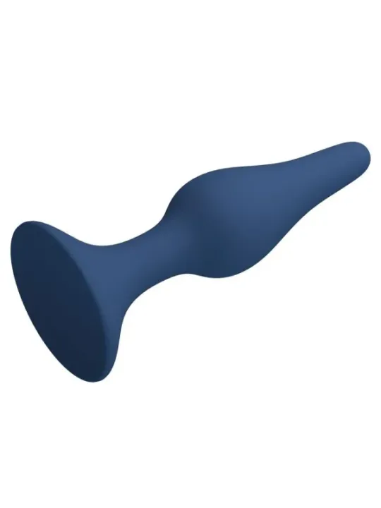 Mr Play - Plug Anale Conico In Silicone Blu Xl - MR PLAY - Plug e Catene Anali | erosidea.com