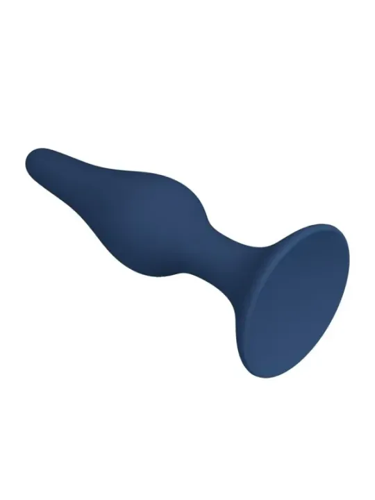 Mr Play - Plug Anale Conico In Silicone Blu Xl - MR PLAY - Plug e Catene Anali | erosidea.com