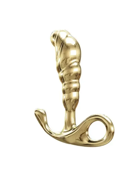 Pretty Love - Massaggiatore Prostatico In Lega Di Zinco Jack Colore Oro - ANAL TOYS - Plug e Catene Anali | erosidea.com