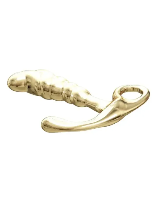 Pretty Love - Massaggiatore Prostatico In Lega Di Zinco Jack Colore Oro - ANAL TOYS - Plug e Catene Anali | erosidea.com