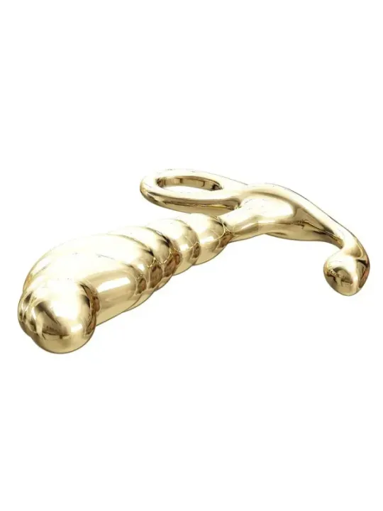 Pretty Love - Massaggiatore Prostatico In Lega Di Zinco Jack Colore Oro - ANAL TOYS - Plug e Catene Anali | erosidea.com