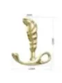 Pretty Love - Massaggiatore Prostatico In Lega Di Zinco Jack Colore Oro - ANAL TOYS - Plug e Catene Anali | erosidea.com