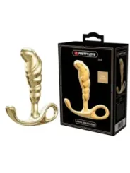 Pretty Love - Massaggiatore Prostatico In Lega Di Zinco Jack Colore Oro - ANAL TOYS - Plug e Catene Anali | erosidea.com