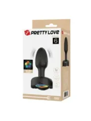 Pretty Love - Plug Anale Vibrante Ricaricabile Con 10 Modalit€ Nero - ANAL TOYS - Plug e Catene Anali | erosidea.com