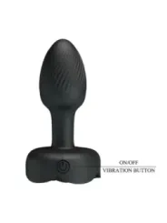 Pretty Love - Plug Anale Vibrante Ricaricabile Con 10 Modalit€ Nero - ANAL TOYS - Plug e Catene Anali | erosidea.com