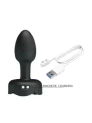 Pretty Love - Plug Anale Vibrante Ricaricabile Con 10 Modalit€ Nero - ANAL TOYS - Plug e Catene Anali | erosidea.com