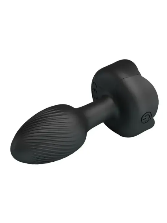 Pretty Love - Plug Anale Vibrante Ricaricabile Con 10 Modalit€ Nero - ANAL TOYS - Plug e Catene Anali | erosidea.com